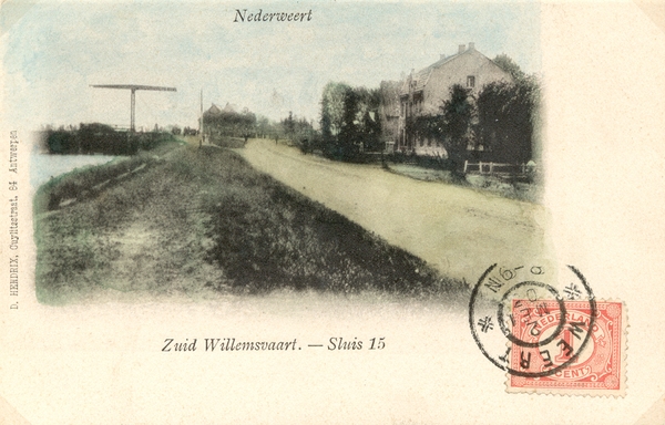 De oude Sluis 15 en dokterswoning Schmidt in 1903